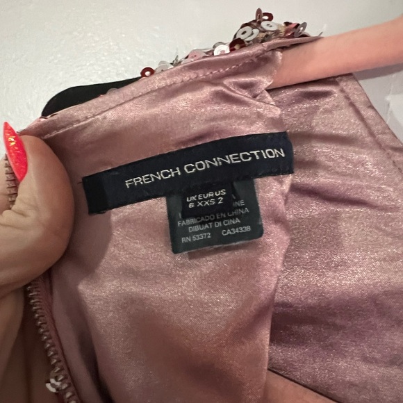 French connection Lunar Pink sequin bodycon dress - Picture 7 of 9